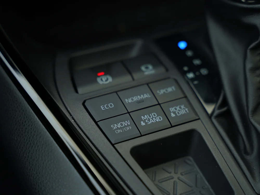 کلیدهای انتخاب حالت رانندگی در وایلدلندر