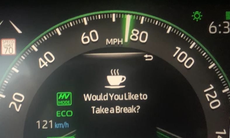 نمایشگر سیستم توقف اضطراری راننده EDSS برای افزایش امنیت خودرو