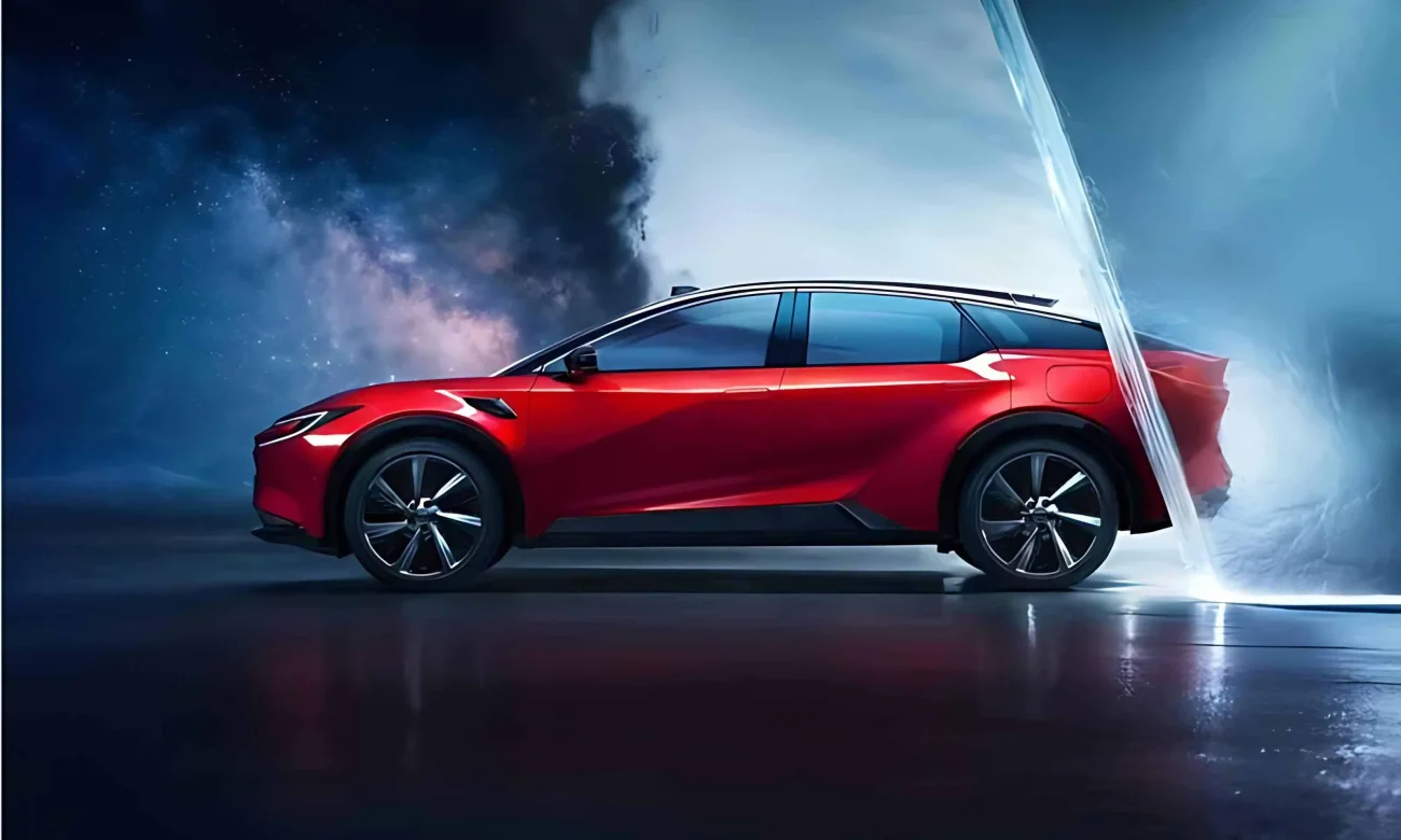 نمای جلو تویوتا BZ5 – ایرتویا ماهان صنعت پارس