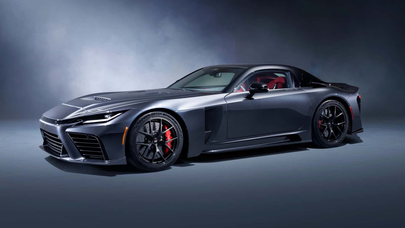 نمای سه‌ربع جلو از تویوتا GT GR