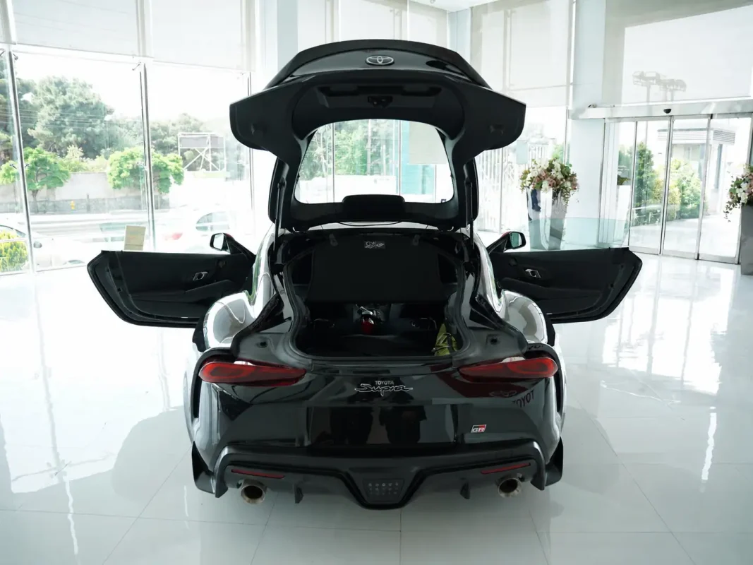 صندوق عقب Toyota Supra GR 2026 با درب هاچ‌بک باز