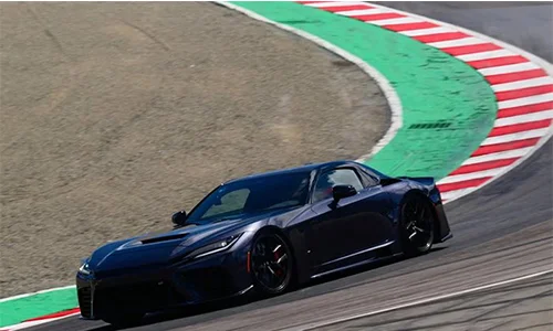 Toyota GR GT3 در پیست لاگونا سکا