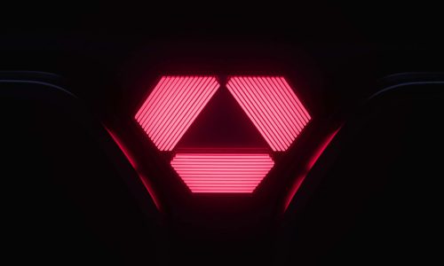 گرافیک نوری قرمز به‌عنوان المان طراحی در لکسوس LFA