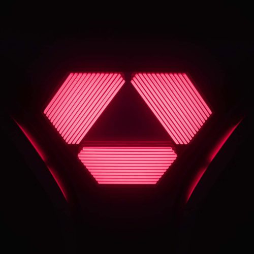 گرافیک نوری قرمز به‌عنوان المان طراحی در لکسوس LFA