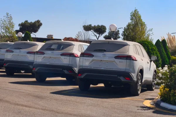 تحویل خودرو تویوتا در ماهان صنعت پارس