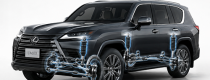 عملکرد سیستم تعلیق هوشمند AVS در لکسوس LX600 هنگام عبور از مسیر ناهموار