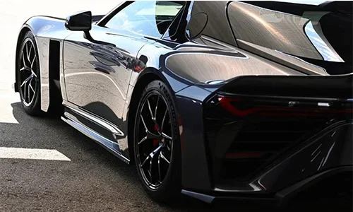 نمای عقب Toyota GR GT در پیست