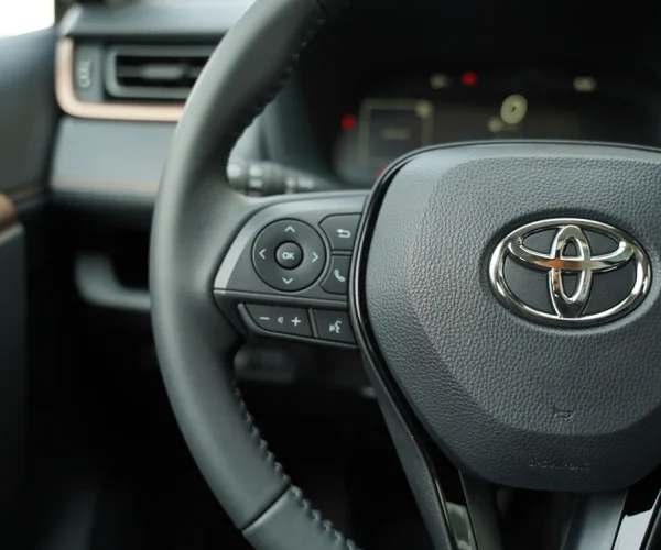دکمه-های-تنظیمات-سیستم-صوتی-ضبط-روی-فرمان-تویوتا-وایلدلندر-2025