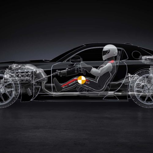 ساختار داخلی بدنه و محل استقرار کابین در تویوتا GT GR