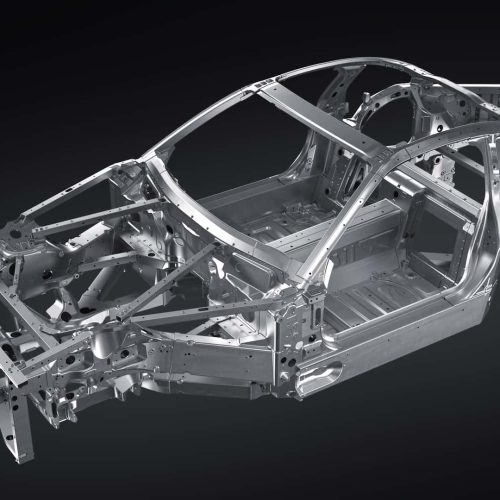 شاسی سه‌بعدی و ساختار بدنه تویوتا GT GR