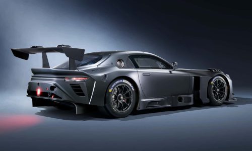 نمای سه‌ربع عقب از تویوتا GT GR