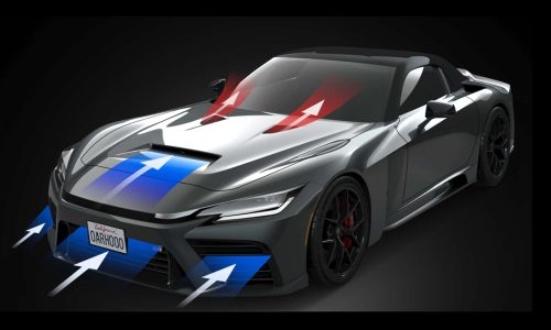 نمای عقب و اگزوز چهارگانه اسپرت تویوتا GT GR