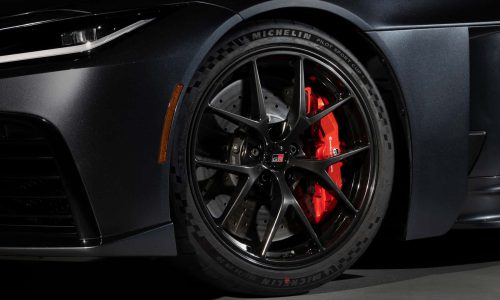 نمای عقب کامل تویوتا GT GR با طراحی اسپرت